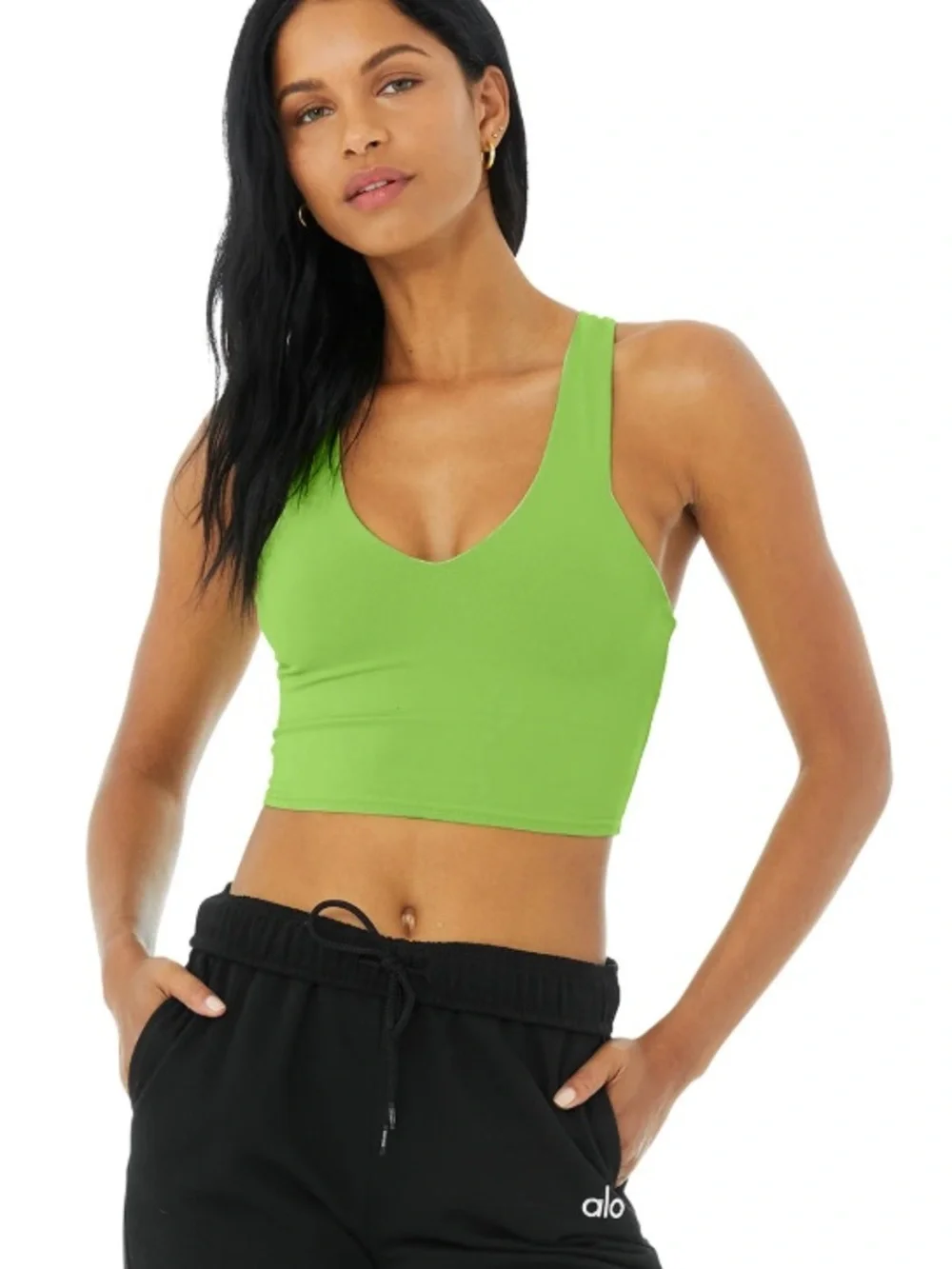 Alo Airbrush Real Bra Tank Bundle, Size Small